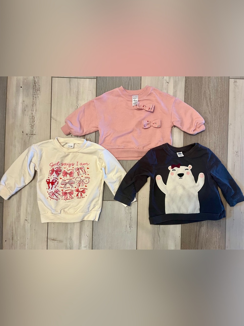 Carter's & Old Navy Crewneck Sweatshirts Bundle